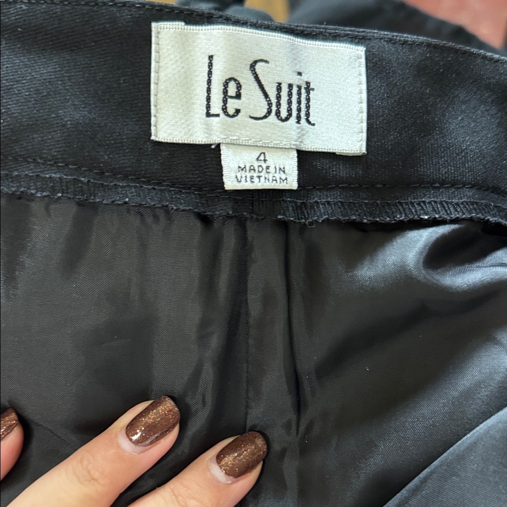 Le Suit black trousers